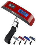 Luggage Scale, Dr.meter Luggage Weight Scale Backlight LCD Display PS02 110lb/50kg Electronic Balance Digital Postal Travel Accessories with Rubber Paint Handle Temperature Sensor, Red | 110lb/50kg Electronic Balance Digital Postal Travel Accessories w... by Drmeter
