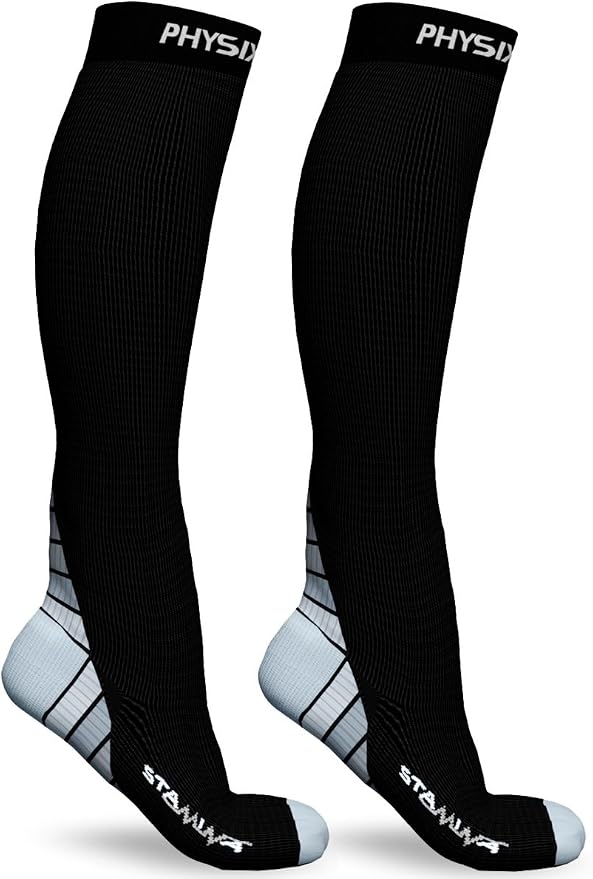 Physix Gear Compression Socks 20-30 mmHg - Men & Women - Running, Nurses, Shin Splints, Flight, Travel - Image 4