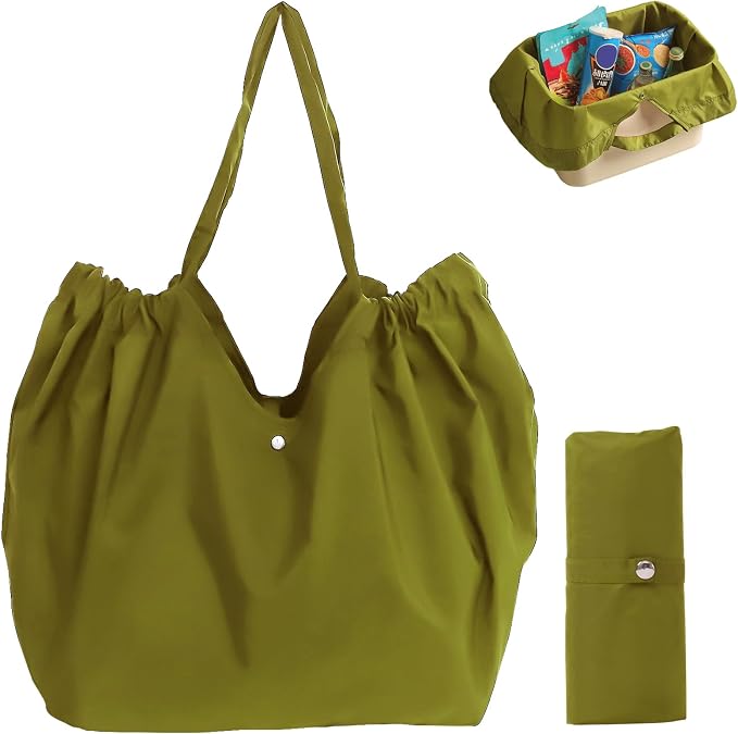 Reusable Grocery Bags,Reusable Shopping Bags,Folding Bags Totes,Stretchable and shrinkable shopping bag for Groceries by Unknown