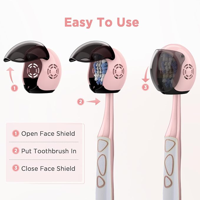 Frekare Toothbrush Covers Caps Brush Pod Case Protector For Travel 4 pack | Helemt Style Toothbrush Case Protector Fits Most Manual and Electric Tooth Brushes For Bathrooms Household - Image 5