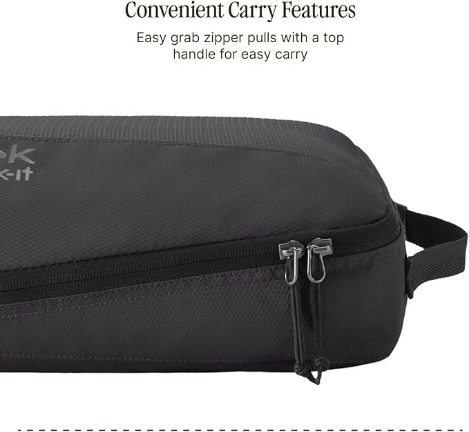 Eagle Creek Pack-It Reveal Cube Set, XS/S/M, Black | Packing Cubes for Compartmentalizing Luggage, Durable, Ultra-Lightweight, Breathable, Easy Grab Zipper, Mesh Windows - Image 5