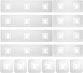 14 Pack Shower Caddy Adhesive Replacement, Waterproof Shower Shelf Adhesive Strips, Strong Adhesive Flat Hooks for Bathroom Storage Shelves and Kitchen Racks No Drilling, Clear by Lsnisni