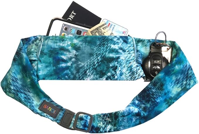 BANDI Running Belt for Women & Men – USA Made No-Bounce Adjustable Waist Pack & Secure Fanny Pack – Fits All Phones, Gels & Essentials – Zipper-Free, Medical Device Friendly - Image 2