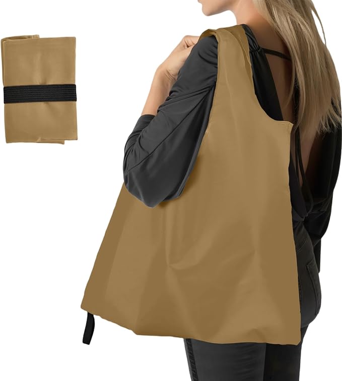 Foldable Shopping Bag, Reusable Grocery Bag Holder, Tote Bags by Unknown