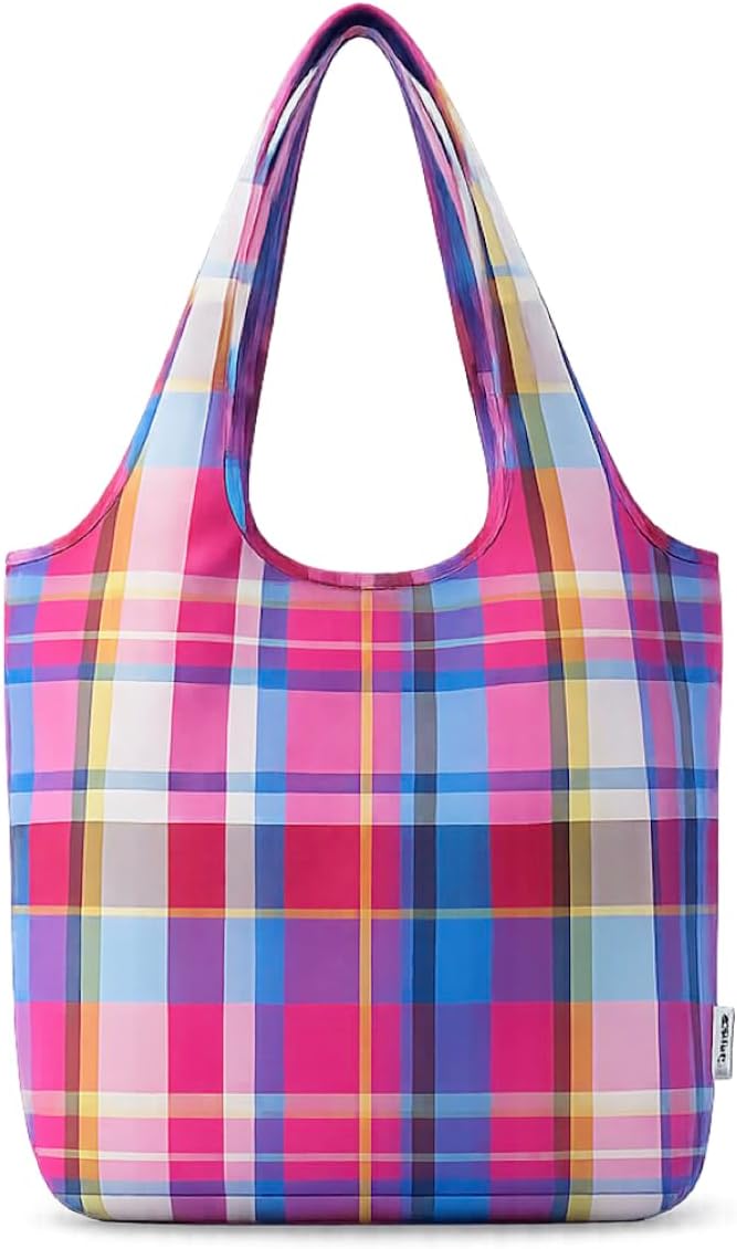 Compact Reusable Grocery Tote Bag – Lightweight, Foldable & Packable Shopping Bag for Travel by NANOPLUS