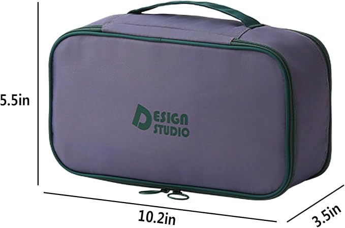 Portable Underwear Bra Storage Bag Waterproof Travel Organizers Multi-Layer Toiletry Packing Cube - Image 7