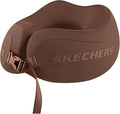 Skechers Neck Pillow for Traveling,Memory Foam Travel Neck Pillow for Airplane Travel Pillow for Flight Headrest Sleep, Portable Plane Accessories,Brown by Unknown
