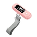 pack all Digital Luggage Scale for Travel, 110Lbs Capacity, 0.1Lb Precision | Handheld, Backlit LCD Display, Lb/Kg/Oz Conversion, Tare Function, Battery Included, Pink by packall