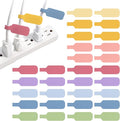 Wrap-It Storage Cable Labels - Medium, Macaron (30-Pack) | Write On Cord Tags for Wire Management and Identification by Wrap-ItStorage