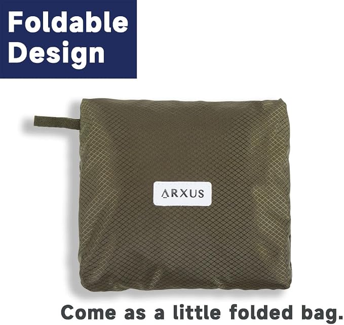 Carry On Travel Bag, Lightweight Foldable Packable Tote Bag 25L | Water Repellent, Expandable Travel Duffle with Luggage Sleeve and Shoulder Strap for Men Women - Image 5