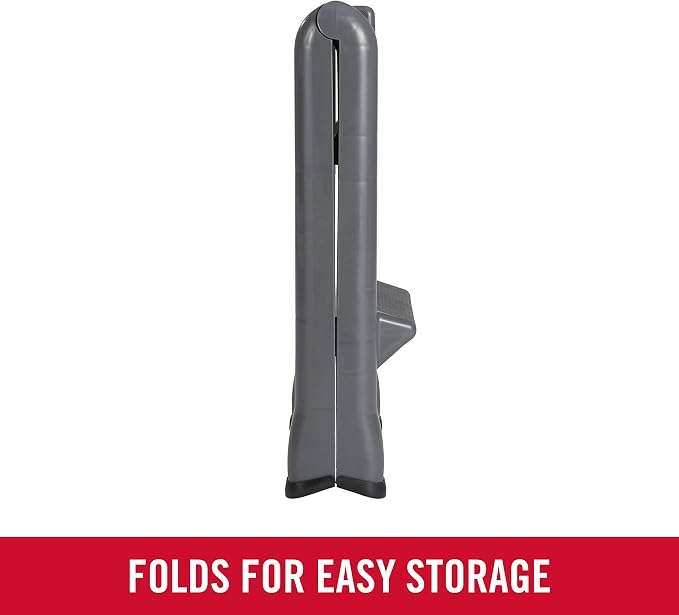 Rubbermaid Two-Step Folding Foot Stool 14-Inch High Gray 300-Pound Capacity Small Step Stool for Adults/Kids for Use in Library/Kitchen/Bathroom/Garage/Closet - Image 6