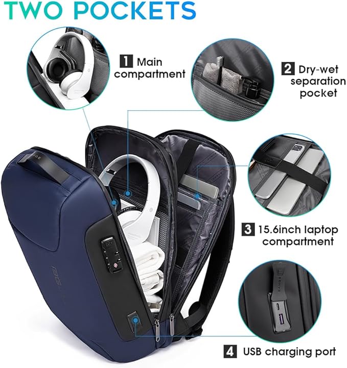 BANGE Tech Laptop Backpack for Men and Women - Image 3