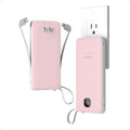 Portable Charger with Built in Cables,TESSAN 10000mAh Power Bank Fast Charging with Foldable Wall Plug Charger, PD20W Compact Battery Pack Travel Essentials for iPhone 17/16/15 Series,Samsung,Tablets | PD20W USB C Fast Charging with Foldable AC Outlets... by TESSAN