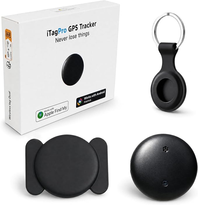 iTagpro GPS Tracker. Bluetooth Locator - Lightweight and Waterproof, Compatible with iOS and Android. Suitable for Locating Keys, Wallets, Pets, Travel, Children, and The Elderly. by Unknown