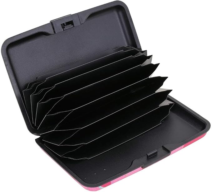 RFID Blocking Credit Card Protector Case Holder Wallet for Men Women | RFID Blocking Credit Card Protector Aluminum ID Case Hard Shell Business Card Holders Metal Wallet for Men or Women - Image 2