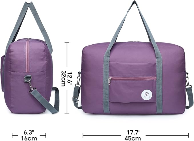 For Spirit Airlines Personal Item Bag Foldable Travel Duffel Bag Tote Carry on Luggage Duffle Overnight for Women and Men - Image 5