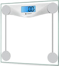 Etekcity Digital Body Weight Bathroom Scale, 6mm Tempered Glass, 400 lbs | Large Blue LCD Backlight Display, High Precision Measurements for Home Bathroom Use by Etekcity