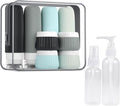 Travel Bottles for Toiletries TSA Approved 3oz Leak Proof Travel Size Toiletries, Travel Essentials with Toiletry Bag for Cosmetic Shampoo Conditioner Lotion by Unknown