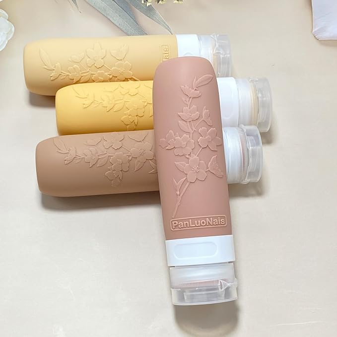Silicone Travel Bottles for Toiletries, TSA Approved Leak-Proof Toiletry Containers for Airplane & Vacation - Image 5