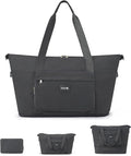 Hanke 40L Foldable Expandable Travel Tote Bag,Wet Dry Separation Laptop Weekender Carry On Bag for Travel Gym Beach Daily Use by Hanke