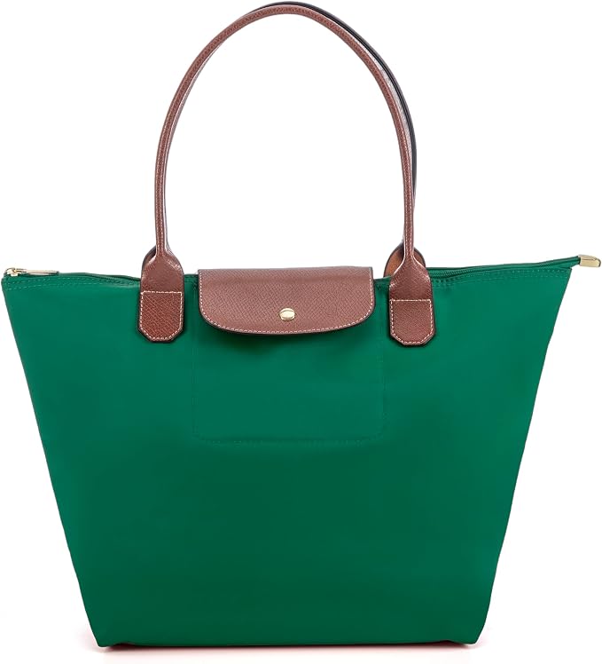 Tote Bag for Women Foldable Shoulder Bag Nylon Weekend Hobo Handbag by DASSYMIA