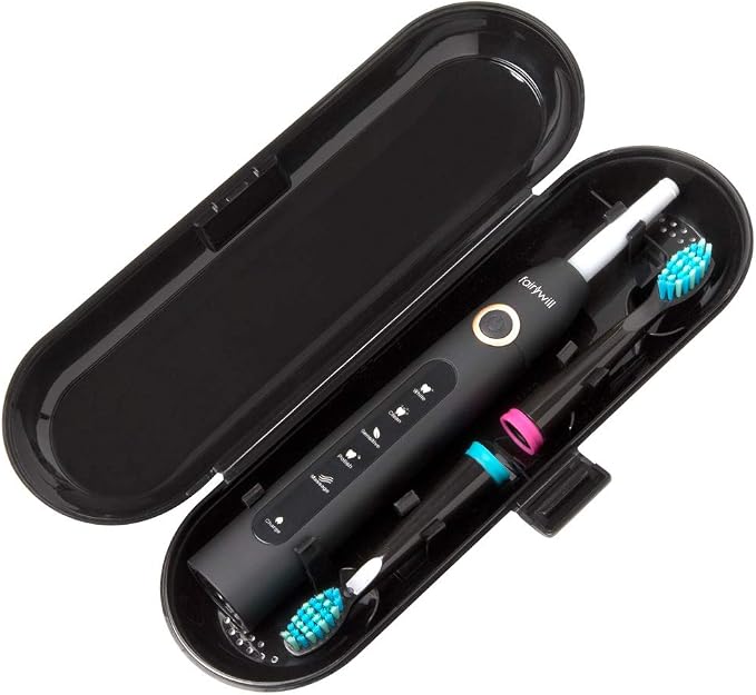Nincha Plastic Electric Toothbrush Travel Case for Fairywill/TEETHEORY/Seago/Dnsly Series Sonic Electric Toothbrush, Black by Nincha