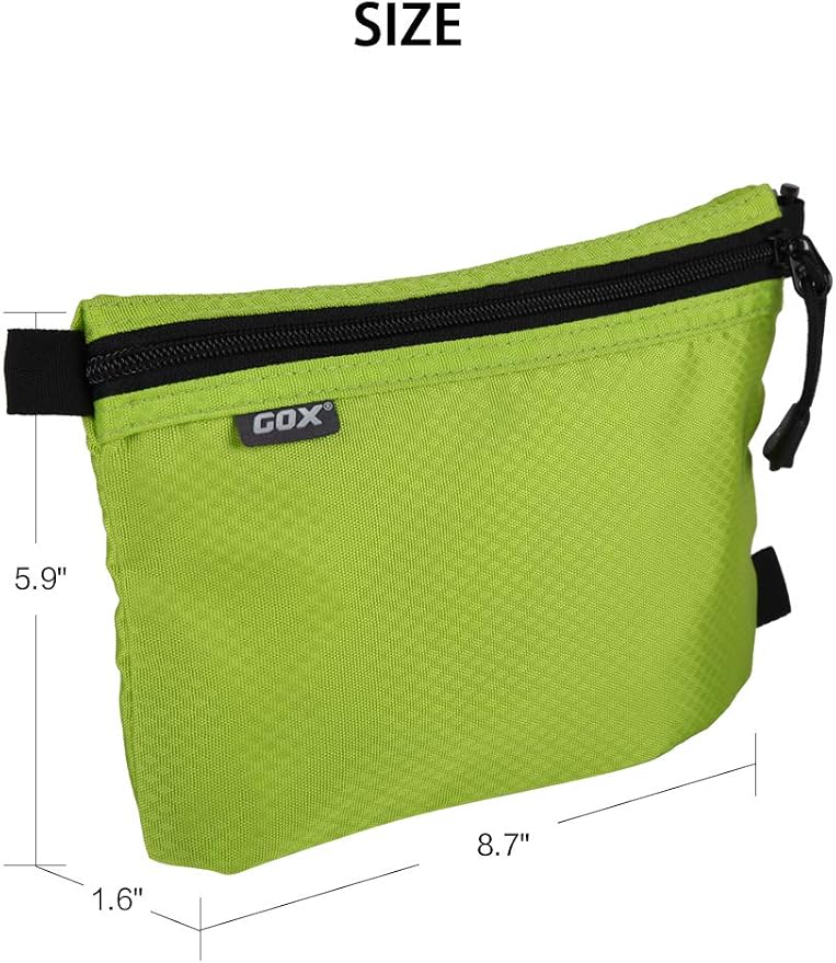 GOX Small Toiletry Bag for Men Bulk Cosmetic Bag Dopp Kit Carry On Zipper Pouch Organization Nylon Small Packing Sack Water Repellent - Image 6