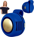 Portable Clip-On Fan, Mini USB Rechargeable 360° Rotatable Fan, Personal Fan 3-Speed Silent Mini Bladeless Fans (1 pack（Dark blue) by Ahuccf