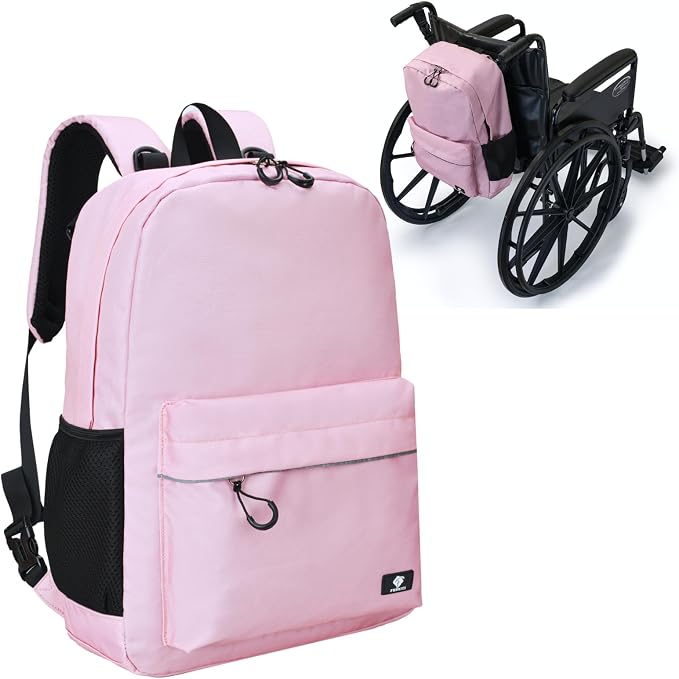 Fenrici Adaptive Backpack for Girls, Boys for All Abilities and Ages; Wheelchair Backpack with Adaptive Design; Perfect for Travel, School, and Everyday Adventure, Cool Pink by FENRICI