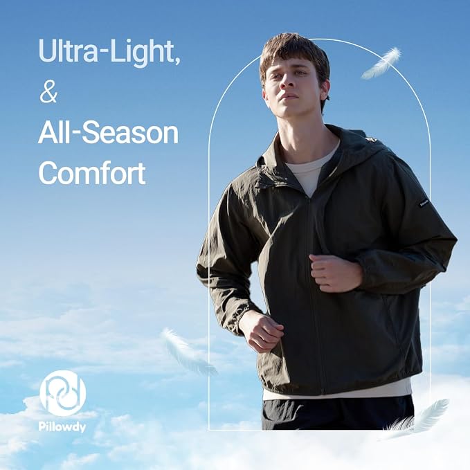 Pillowdy Travel Hoodie with Built-In Inflatable Neck Pillow for Flights - Image 4