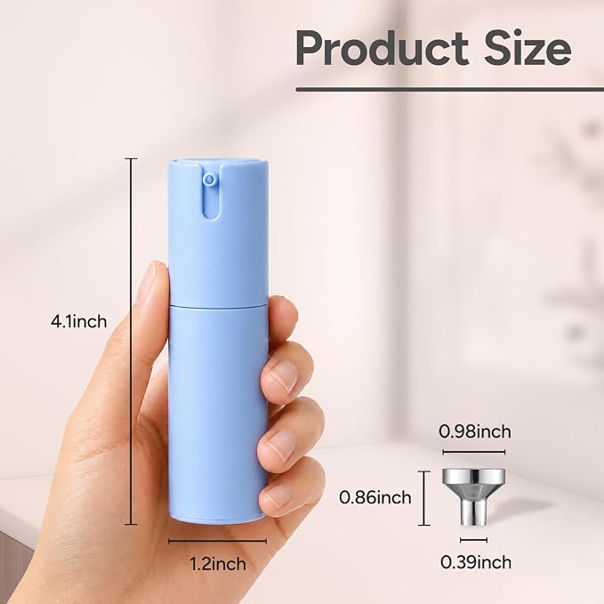 Lulupack Airless Pump Bottles Travel Size, 1 oz 3 PCS Refillable Container | Plastic lotion dispenser, for face cream moisturizer, small skincare, shampoo soap, empty toiletry, cosmetic, leakproof TSA - Image 5