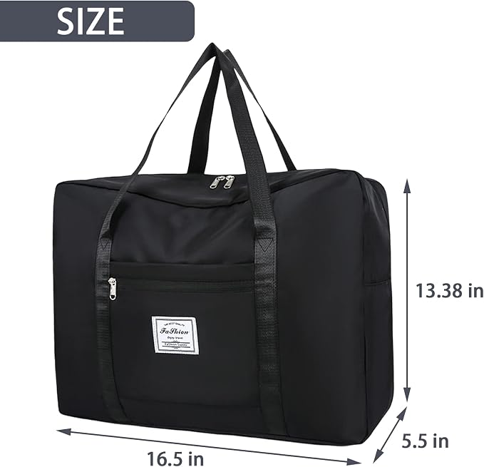 4PCS Duffel Bags for Traveling Women Sports Gym Tote Bag Water Resistant Travel Carry on Duffel Bag Weekend Overnight Bag (4 Colors) - Image 5