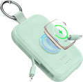 RORRY CharmGo Portable Charger, 5000mAh Portable Charger Power Bank | Built-in Cables,Travel Keychain Battery Pack Essentions for Apple Watch 1~11 Series/Ultra/SE & iPhone Air/17/16/15/14/13/12 by RORRY
