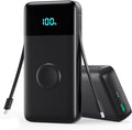 Portable Charger 40800mAh for iPhone with Built-in Cable and iWatch Charger, 25W PD Fast Charging USB C Power Bank,Travel Camping Essentials Battery Pack for iPhone 17/16/15/14/13,Android,Apple Watch by LanLuk