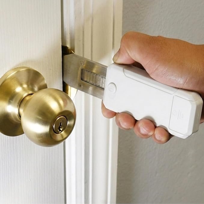 Portable Door Lock Travel Hotel Door Locks for Travelers Security Extendable | Anti-Theft Tough Durable Home Apartment Security Compact Easy to Use - Image 2