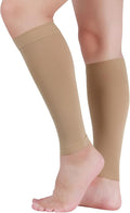 Lin Performance 20-30 mmHg Medical Calf Compression Sleeve for Women and Men Lightweight Footless Socks for Travel Flight Daily Comfort by LINPERFORMANCE