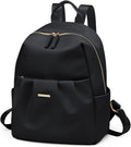 Backpack for Women, Small Cute Backpack Purse Lightweight Casual Daypack Backpack for Travel Mini Backpacks for Ladies College Work,9.7Inch,Black by GOLFQUALITY