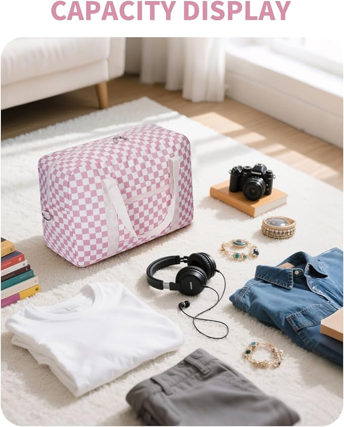 For Spirit Airlines Personal Item Bag Foldable Travel Duffel Bag Tote Carry on Luggage Duffle Overnight for Women and Men - Image 4