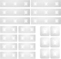 20 Pack Shower Caddy Adhesive Replacement, Waterproof Shower Shelf Adhesive Strips, Strong Flat Hooks for Bathroom Storage Shelves and Kitchen Racks No Drilling, Clear by Lsnisni