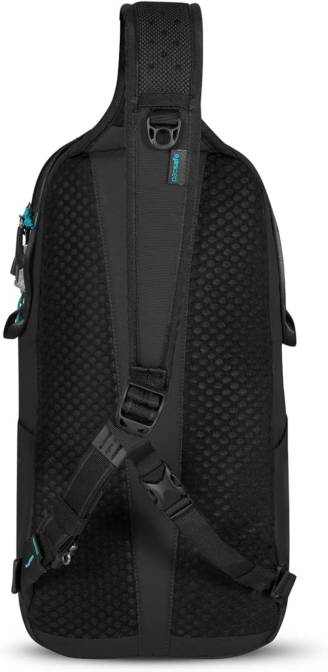 Pacsafe ECO 12L Anti Theft Sling Backpack, ECONYL Black - Image 2