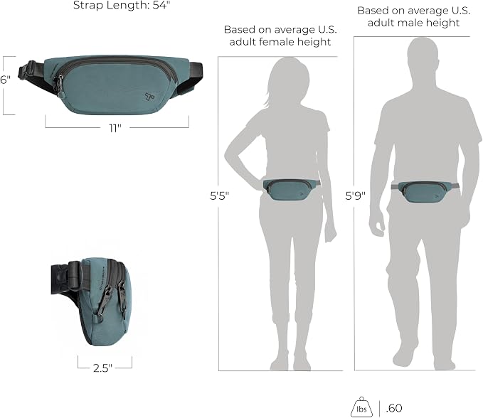 Travelon Anti-Theft The Voyages Waist Pack - Image 4