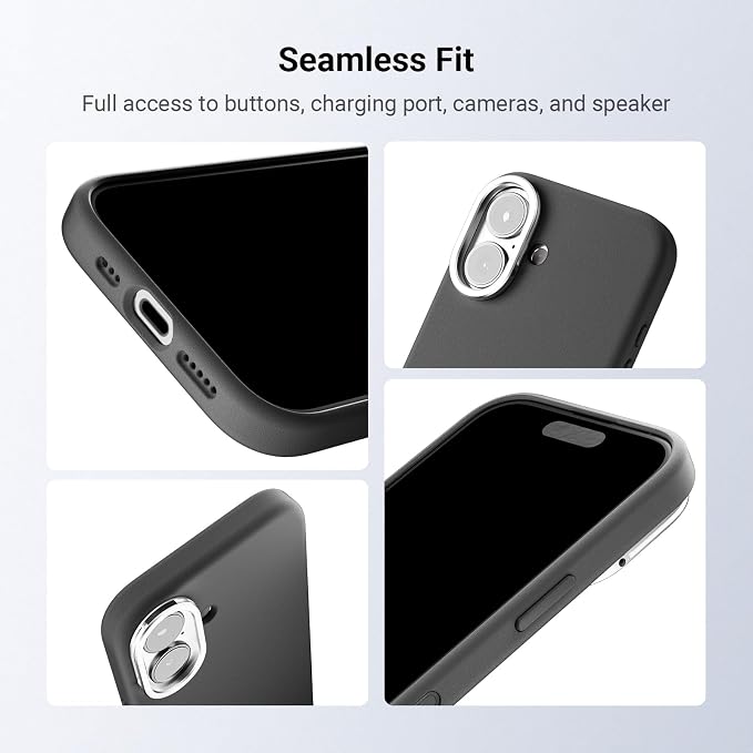 NEEWER Phone Case for 17 Only, Modular Protective TPU/PC Phone Cover with 67mm Filter Ring, 17mm Lens Backplate, T Mount Lens Adapter Compatible with Moment MagSafe iPhone 17, PA159 (Black + Silver) - Image 3