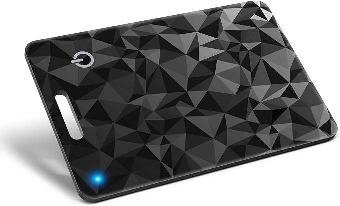 Wallet Tracker Card, Rechargeable, Works with Apple Find My | 1.6mm thin, Qi rechargeable, 5-month battery, IP68 waterproof, Left-Behind Alerts, iPhone & iPad compatible by Unknown