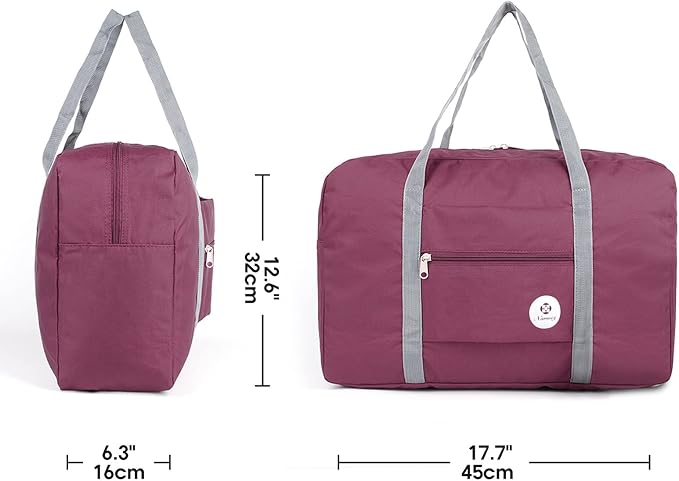 For Spirit Airlines Personal Item Bag Foldable Travel Duffel Bag Tote Carry on Luggage Duffle Overnight for Women and Men - Image 6