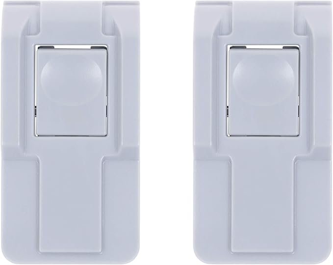 Pelican Replacement Push Button Latches, Medium, Silver (Set of 2) by ColorCase