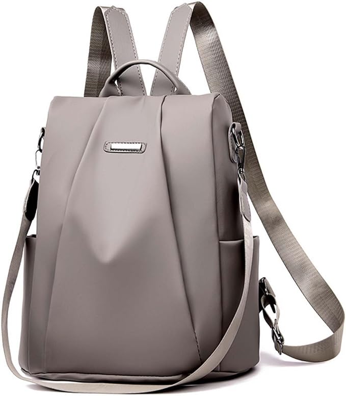 Women Backpacks Anti-Theft Ladies Backpack Purse, Women's Fashion Backpack Shoulder Bag with Replaceable Strap (Casual, Khaki) by Unknown