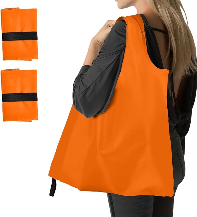 Foldable Shopping Bag, Reusable Grocery Bag Holder, Tote Bags by Unknown
