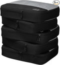 Large Packing Cubes for Travel - 5pc Packing Cubes for Suitcases - Lightweight Luggage Organizer Bags (Non-Compression) by DotDot