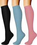CHARMKING Compression Socks for Women & Men Circulation (3 Pairs) 15-20 mmHg is Best Support for Athletic Running Cycling by CHARMKING