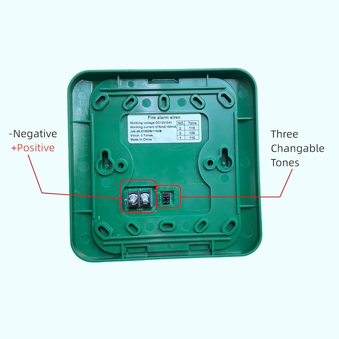 9V 12V 24V DC Stobe Siren with 3 Tones Home Security Horn Safety Anti-Theft SOS Panic Loud Alarm Horn 110dB - Image 2
